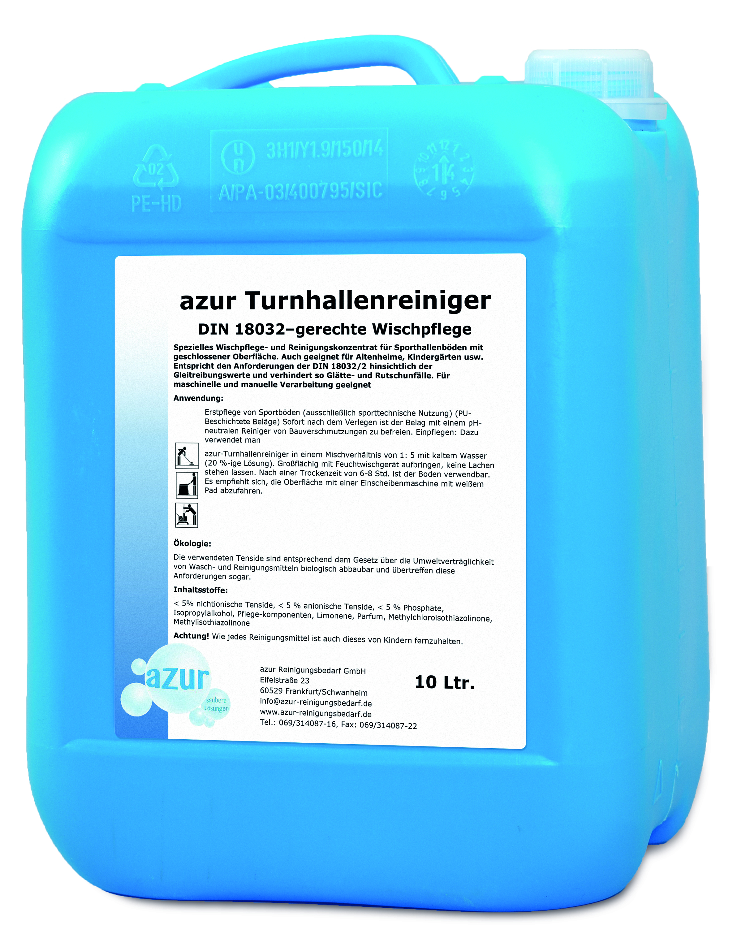 azur Turnhallenreiniger