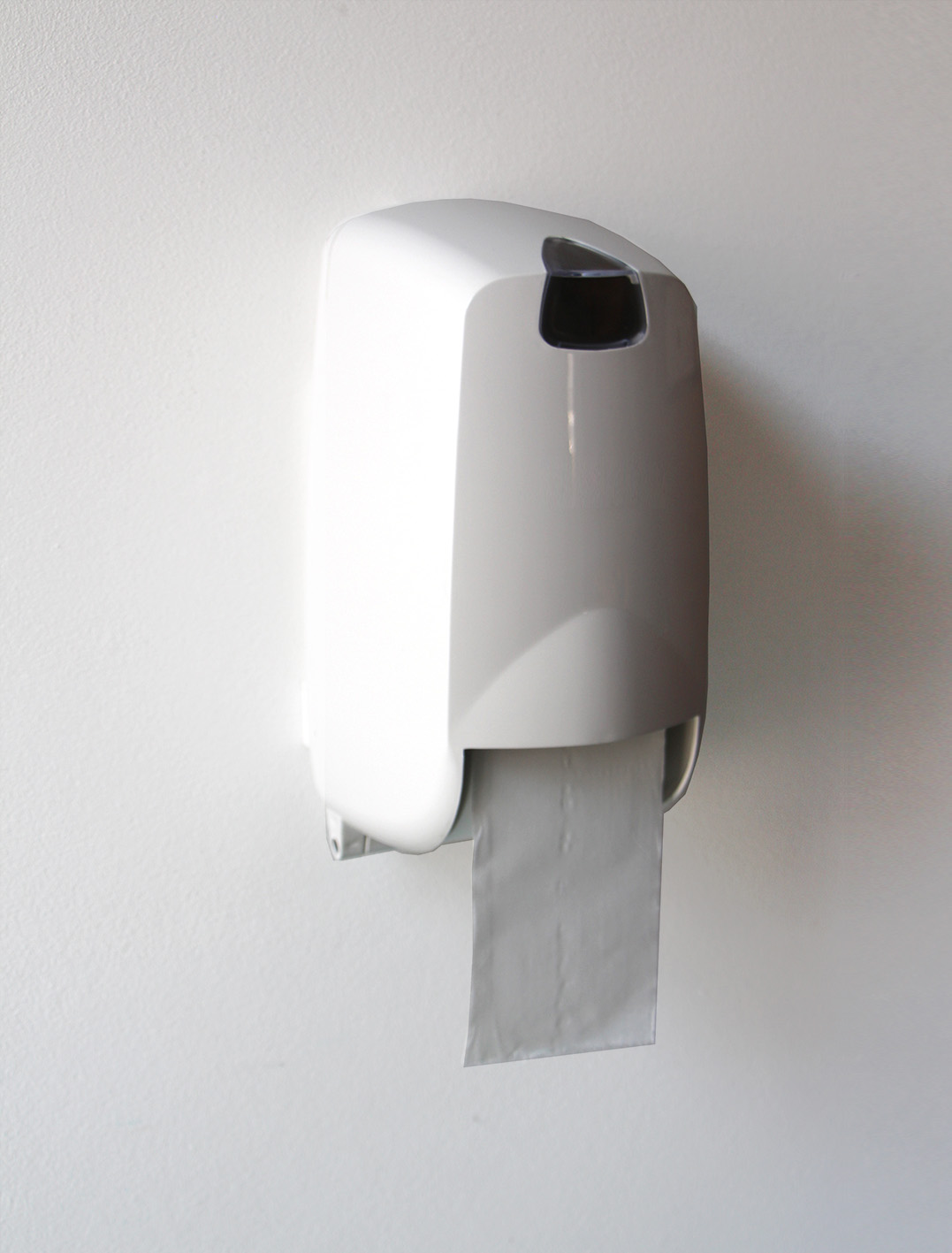 WC-Papierspender für Einzelblatt oder zwei Haushaltsrollen